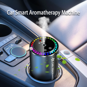 Smart Auto Start/Stop Car Diffuser with 3D Starry Sky Projection & RGB Music-Sync Lights
