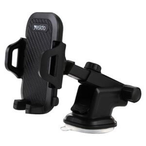 C23 Car Phone Holder – Universal Washable Suction Cup 360° Adjustable Mobile Mount for Car